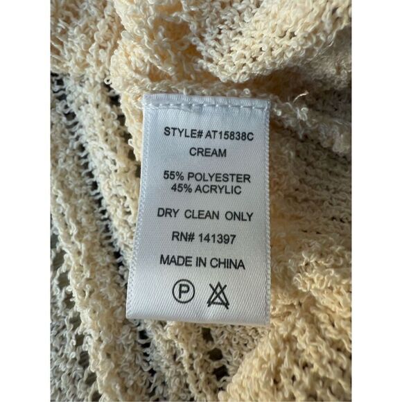 ASTR The Label Cream Knit Wrap V-neck Sweater - Picture 10 of 10